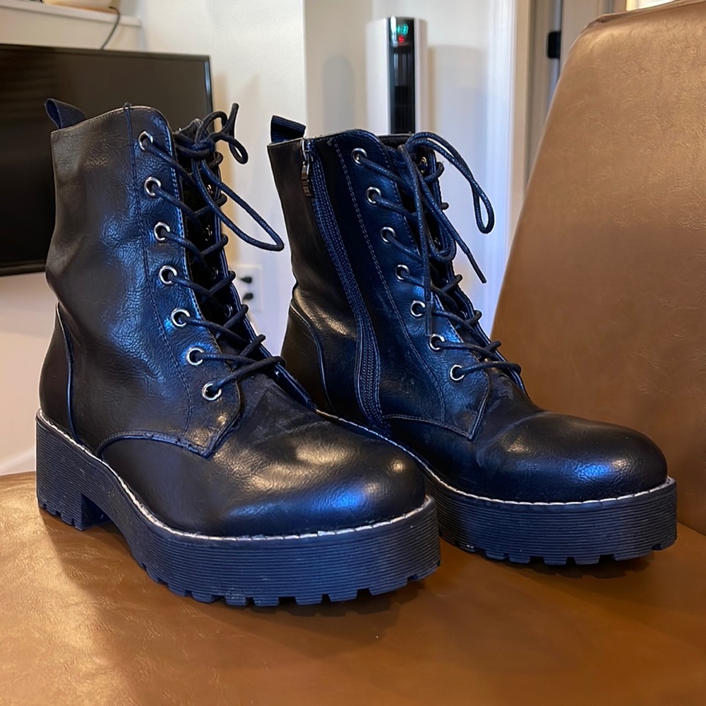 Black Combat Boots